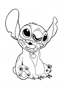 Lilo and stitch coloring pages to download