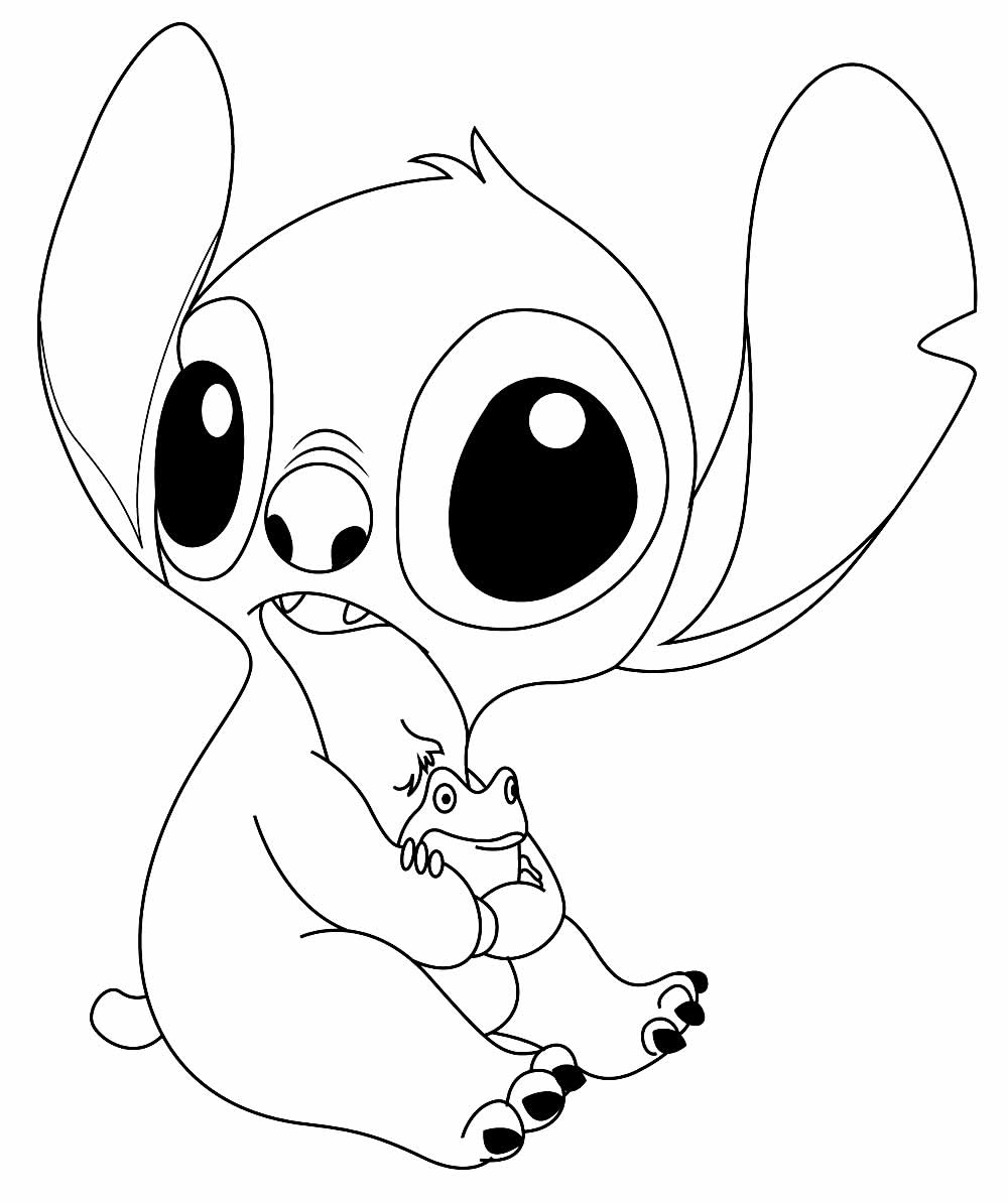 Desenhos do stitch para colorir e imprimir