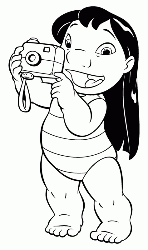 Ðï lilo stitch taking picture