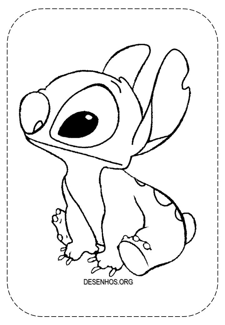 Desenhos lilo e stitch para imprimir e colorir desenhos fãceis da disney coisas simples para desenhar cores disney