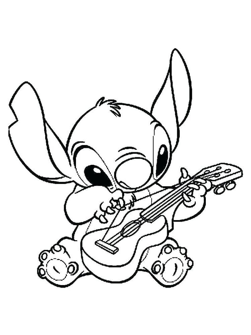 Stitch coloring pages pdf ideas for kids