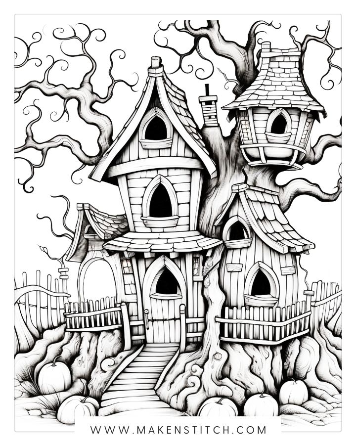 Free halloween coloring pages