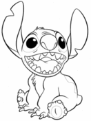 Lilo stitch coloring pages free coloring pages