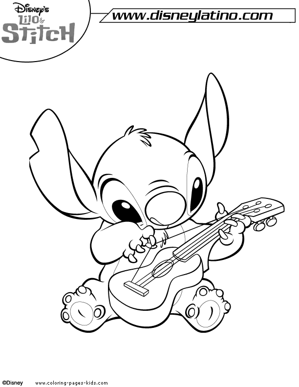 Lilo stitch coloring pages