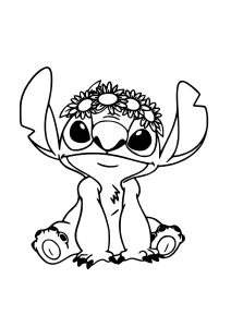 Lilo and stitch coloring pages to print for free