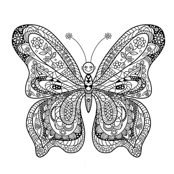 Mandala colouring page butterfly coloring pages mandala printable page printable colouring page adult coloring pages mandala coloring