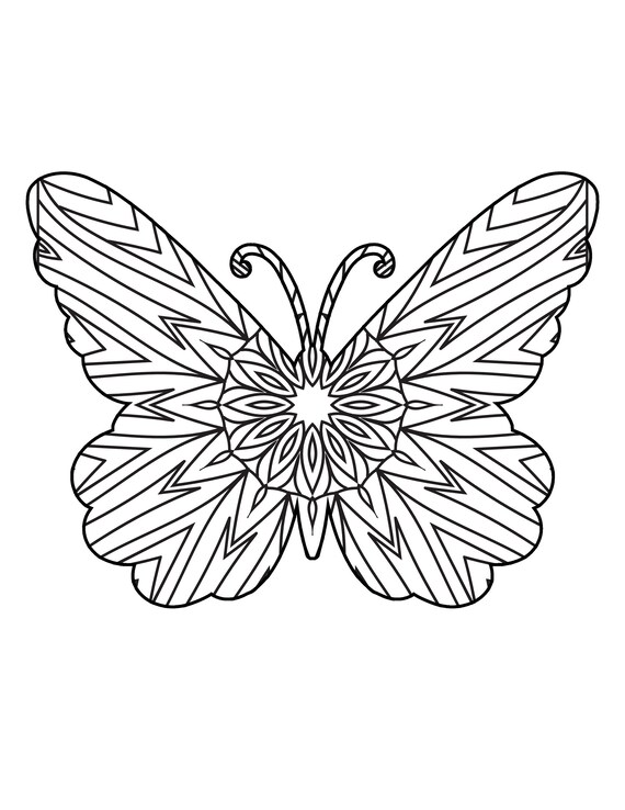 Butterfly coloring pages