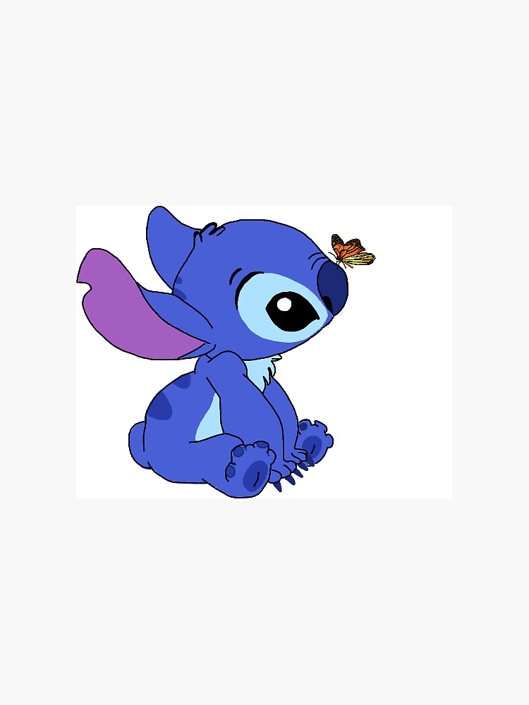 Stitch aesthetic with a butterfly magnet by melysilva