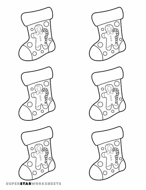 Christmas stocking template