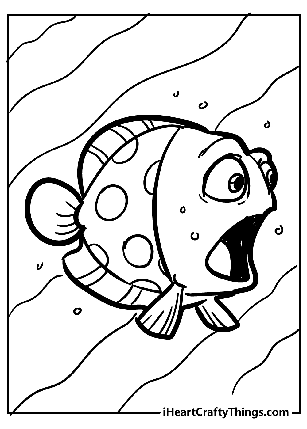 Fish coloring pages free printables