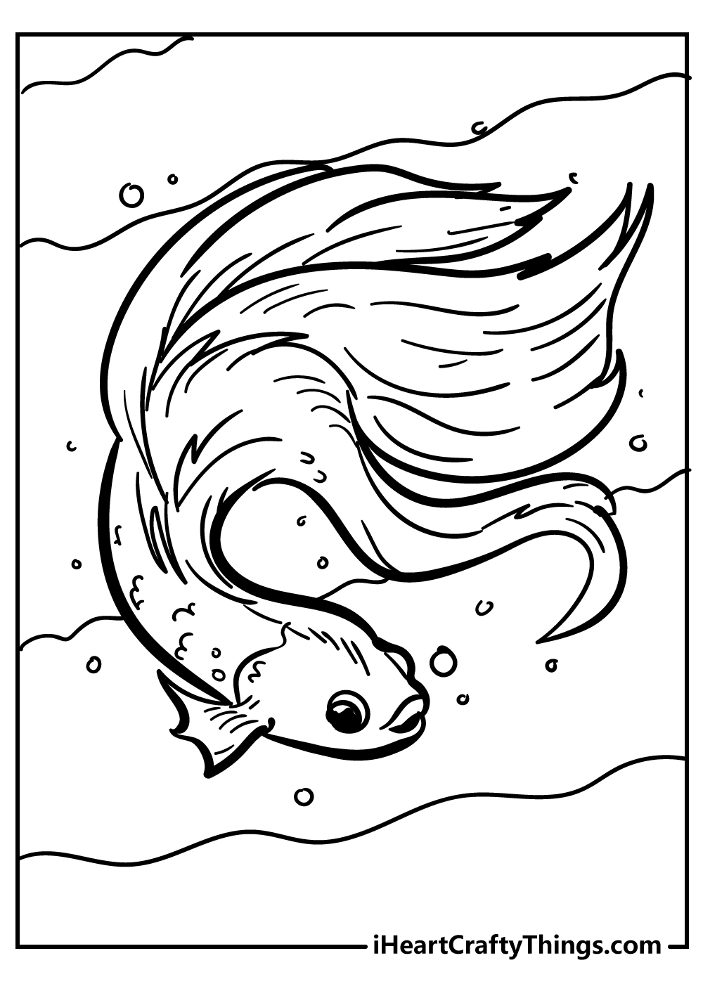 Fish coloring pages free printables