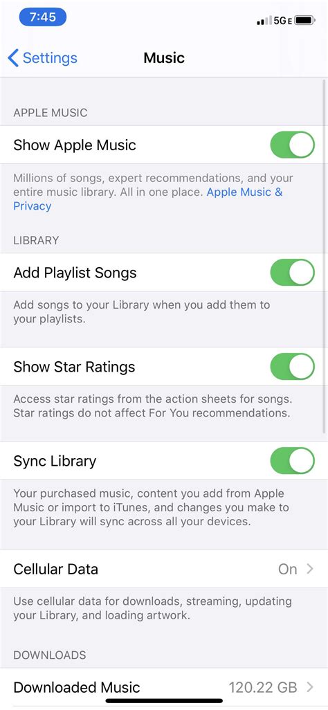 Thq how to change music settings on iphone