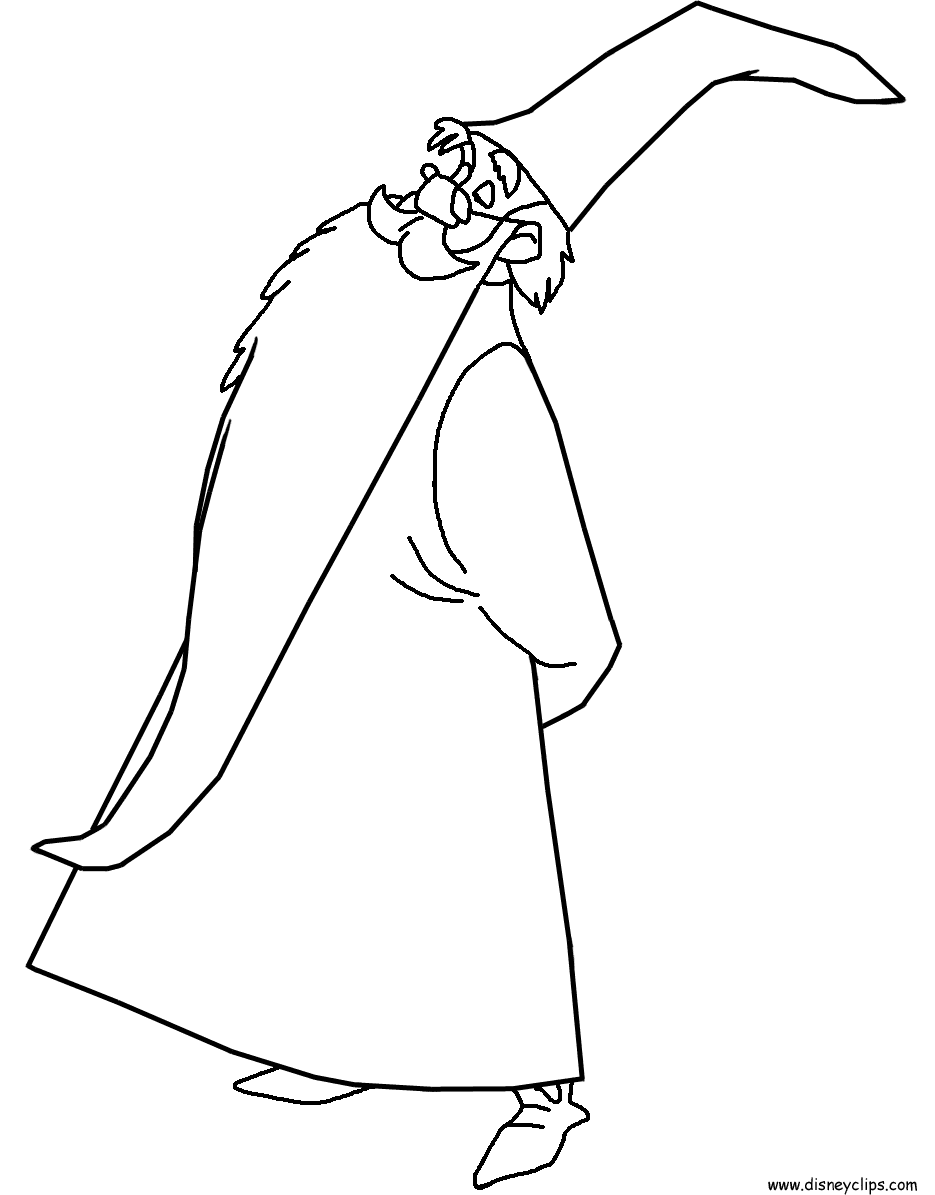 Sword in the stone coloring pages printable for free download