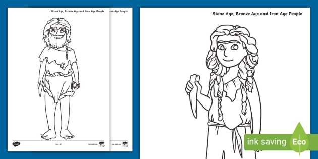 Stone age bronze age and iron age people loring sheets