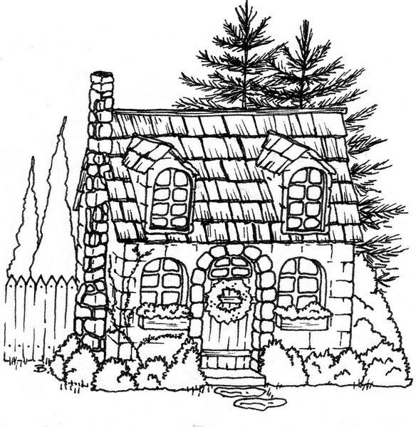 Beccys place stone cottage coloring pages coloring books coloring book pages