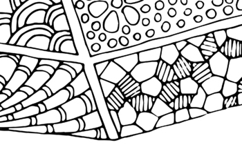 Harry potter and the sorcerers stone zentangle coloring page