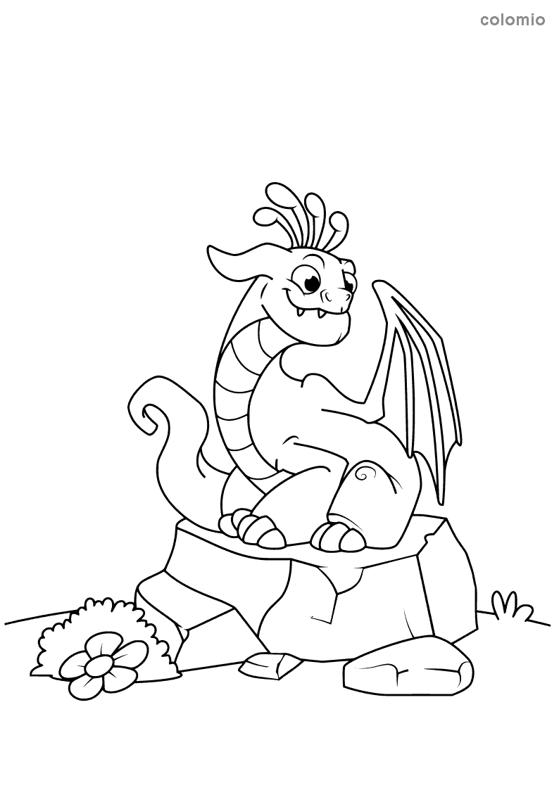 Dragons coloring pages free printable dragon coloring sheets