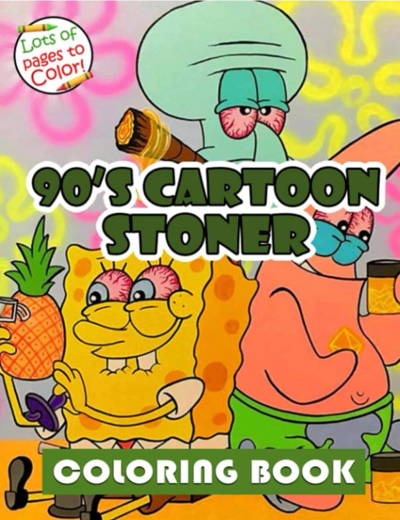 S cartoon stoner coloring book an amazing s cartoon stoner coloring book to have fun and relax