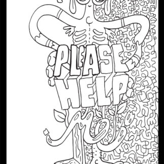 Please help me colouring sheet â the doodle monkey