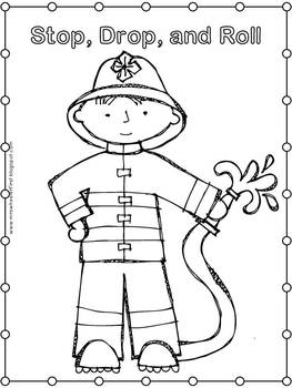 First grade health fire safety coloring pages by mrs wheeler tpt