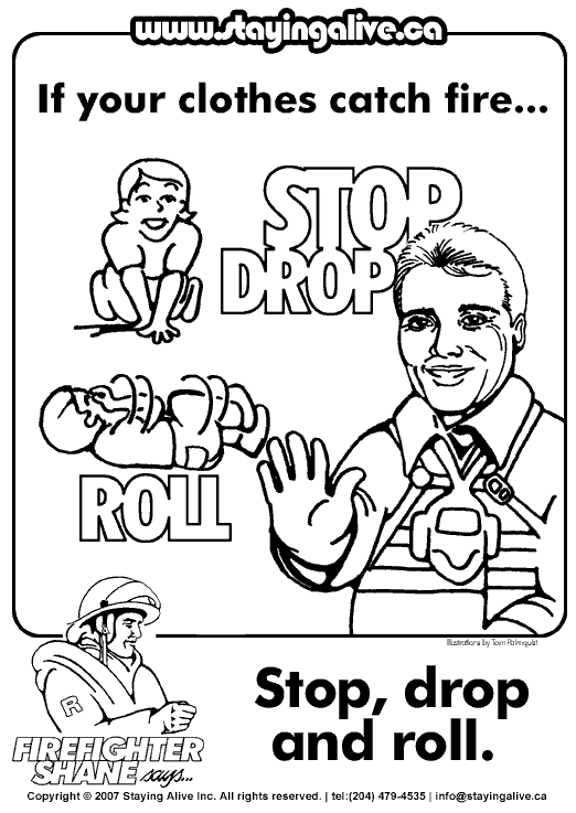 Firefighters coloring pages