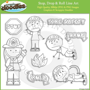 Stop drop roll by scrappin doodles tpt