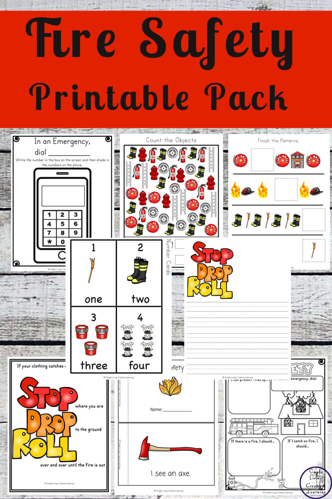 Fire safety printable pack