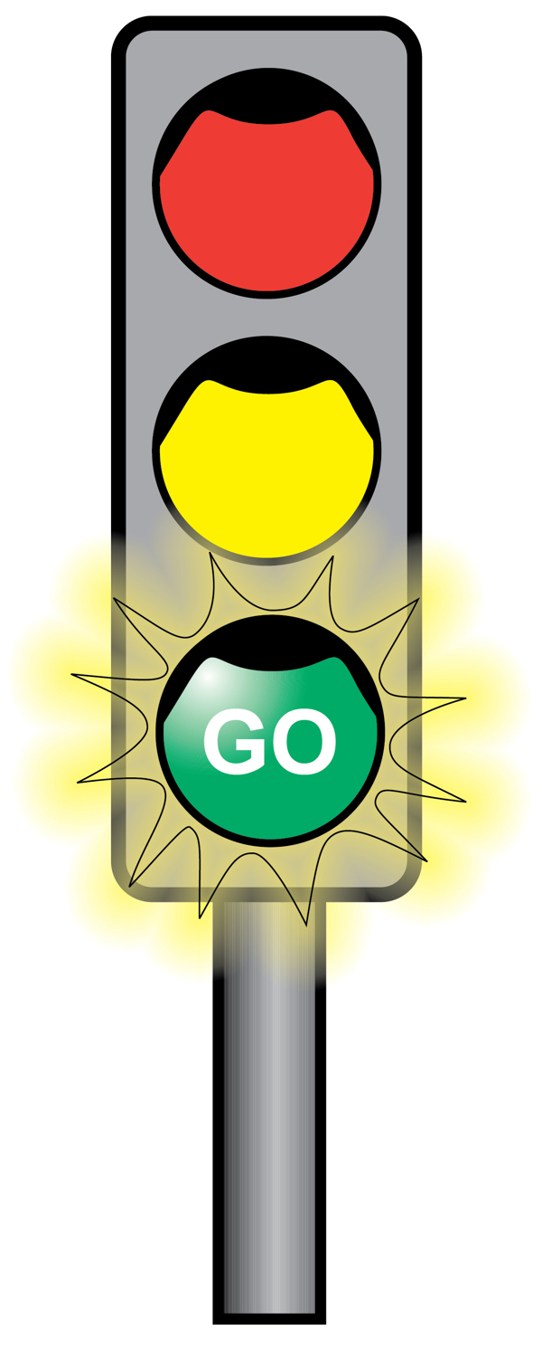 Free printable traffic light template