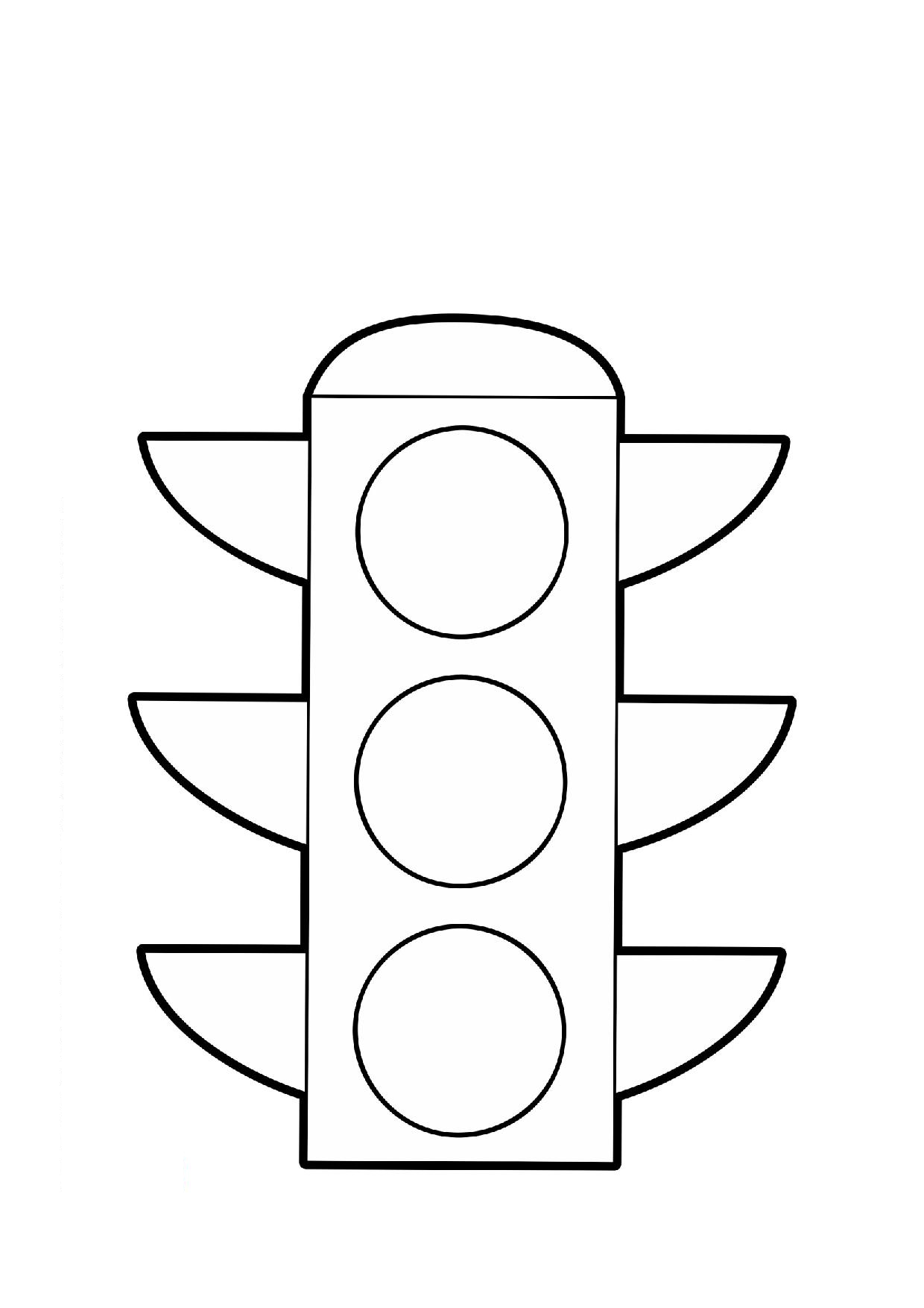 Traffic lights coloring pages pictures free printable