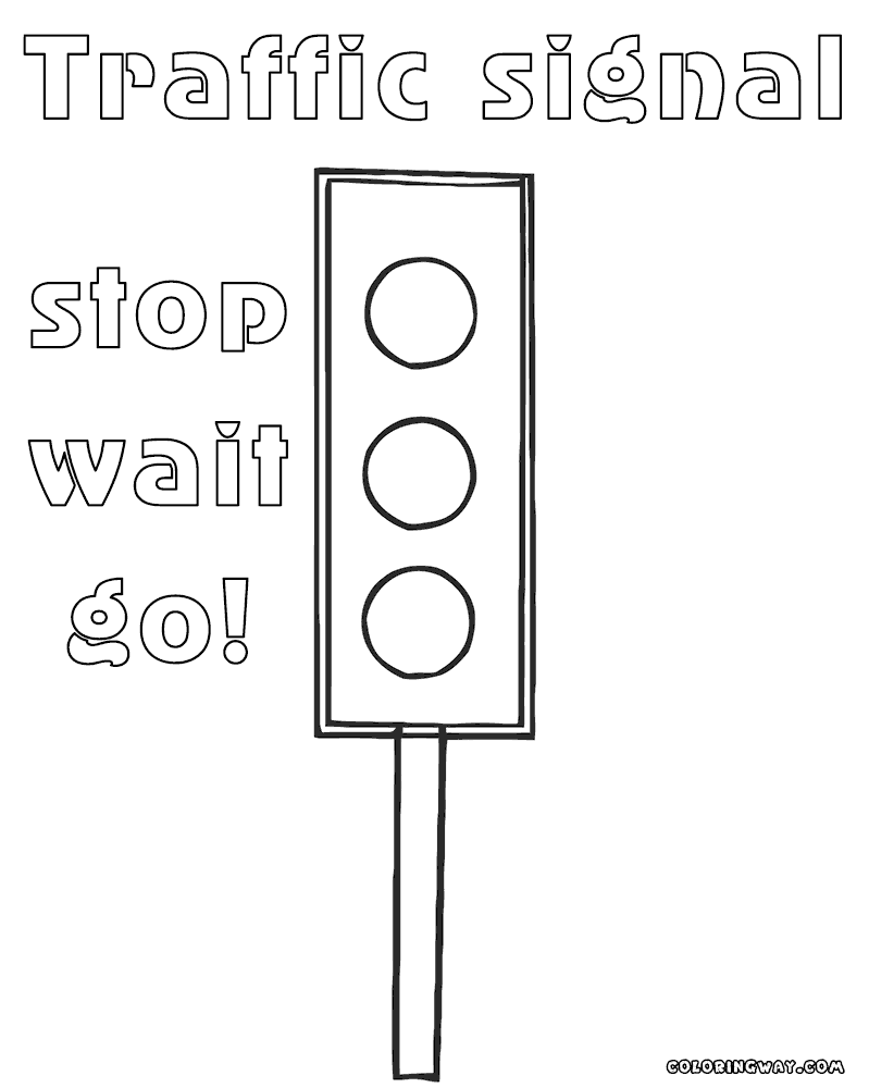 Traffic light coloring pages coloring pages to download and print