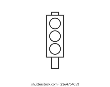 Traffic light icon vector design template stock vector royalty free