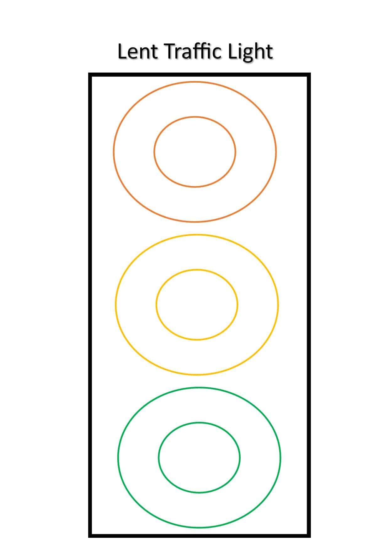 Lent traffic light â all saints wokingham