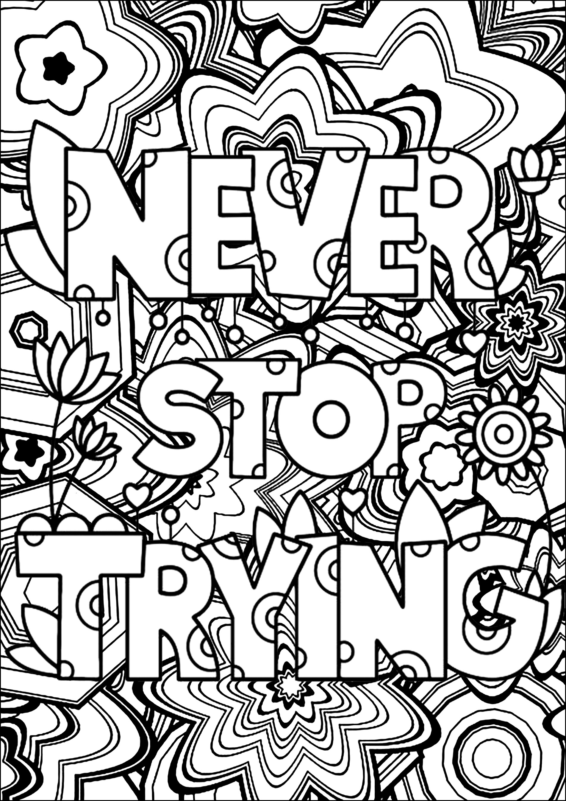 Never stop trying