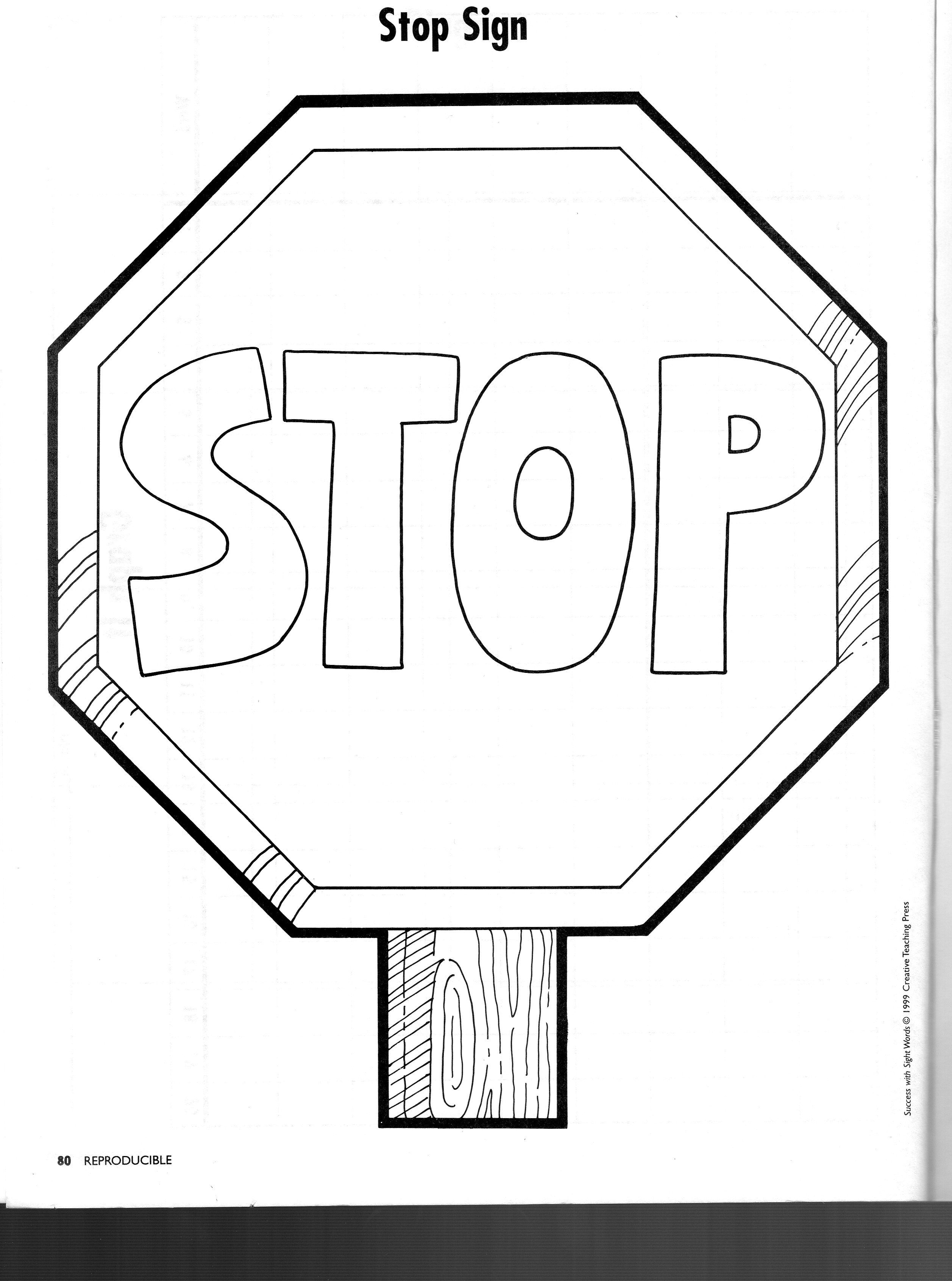 Stop sign stop sign craft patterns home decor decals