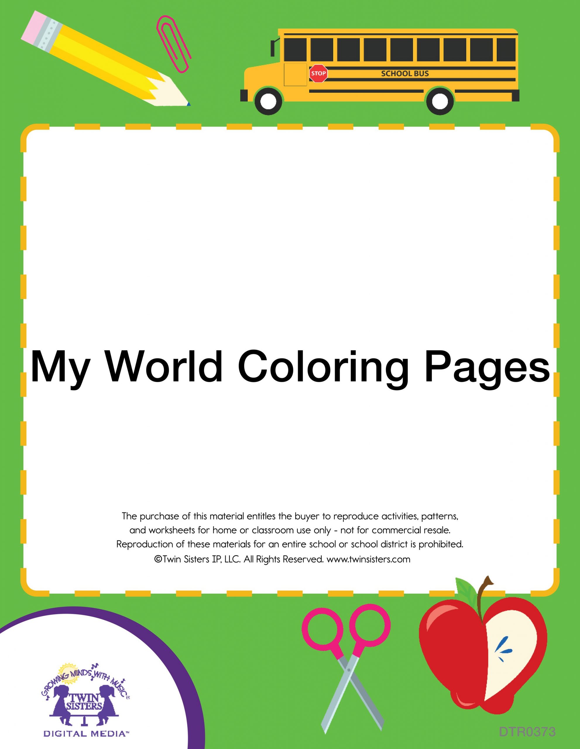 My world coloring pages