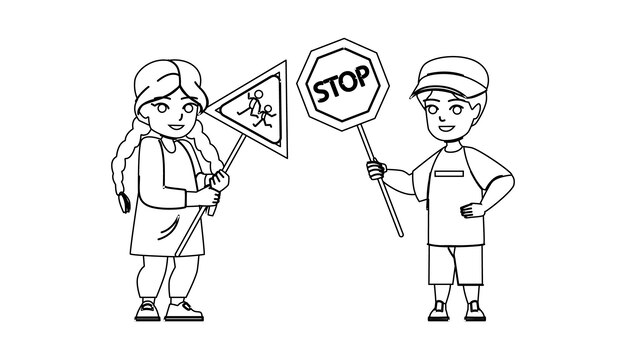 Stop light coloring pages images