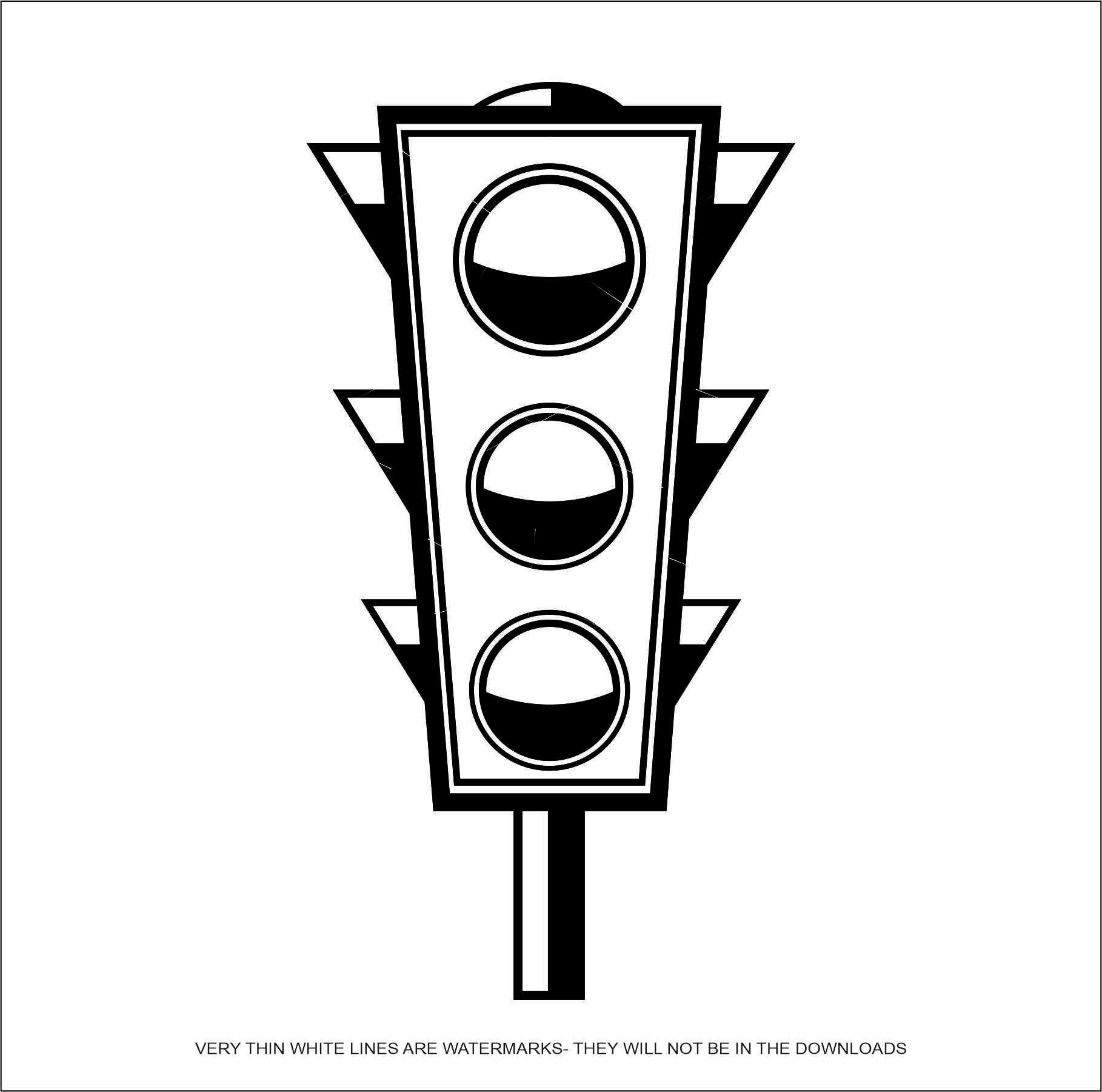 Traffic light signal stoplights control stop wait intersections red yellow green clip art digital download epsdxfpngjpegsvg