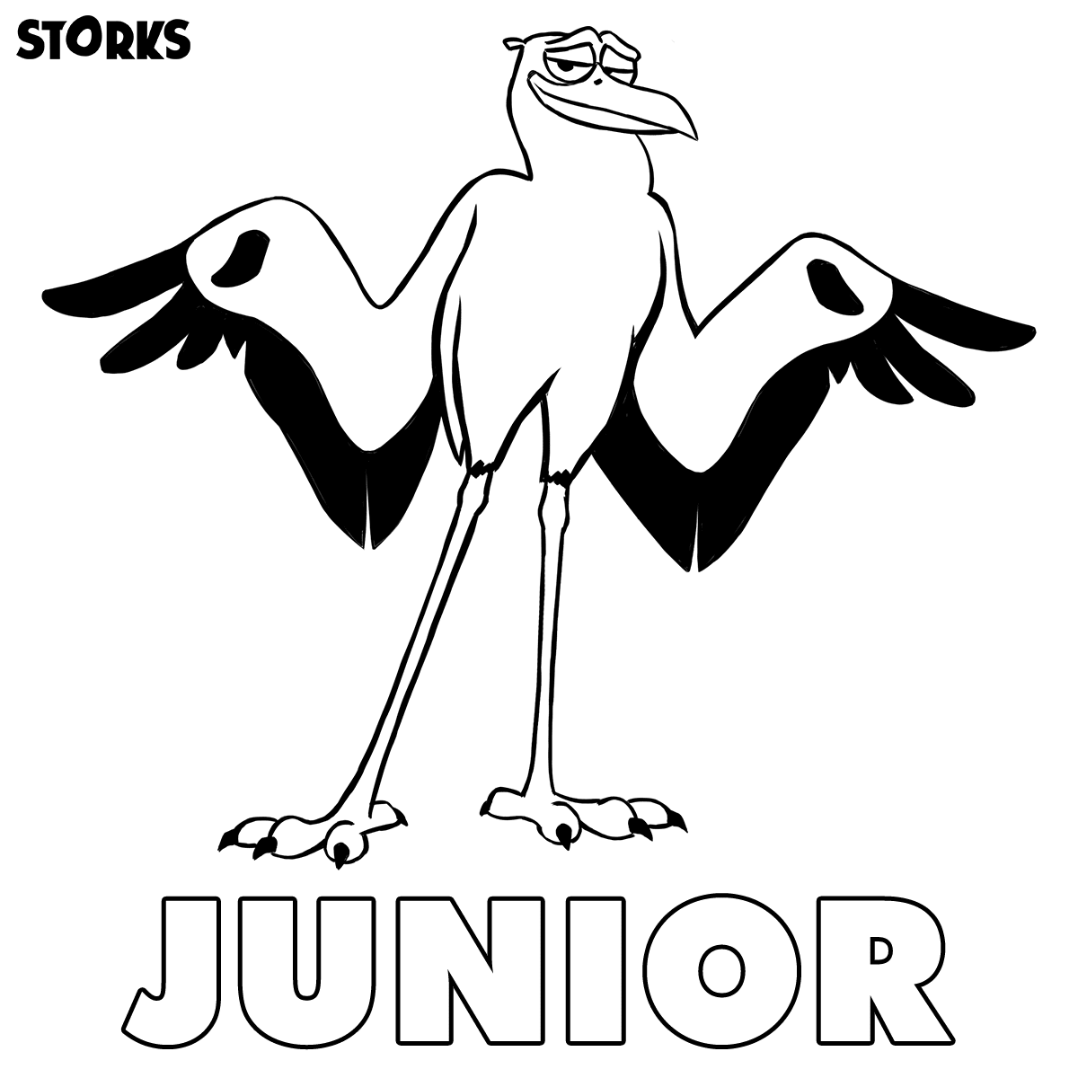 Storks free printable coloring pages activity sheets