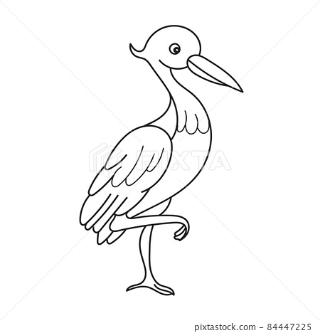 Simple coloring page cute cartoon coloring