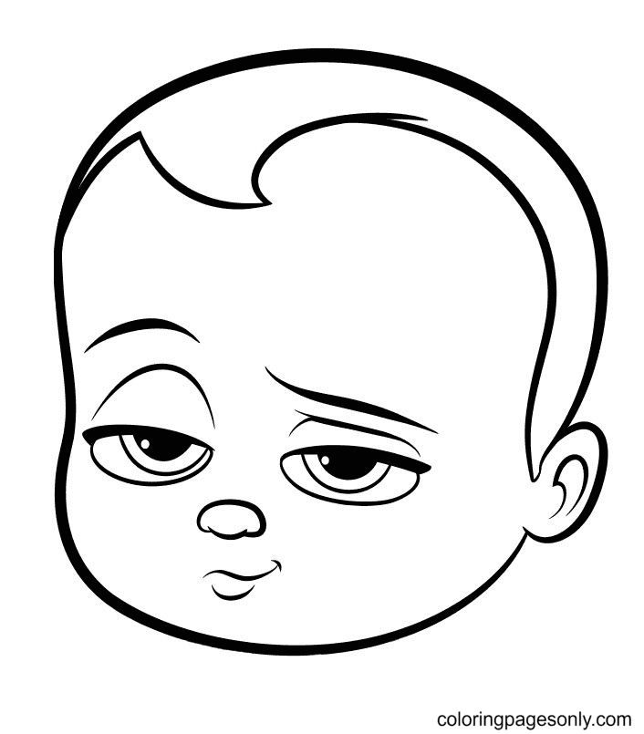 The boss baby coloring pages