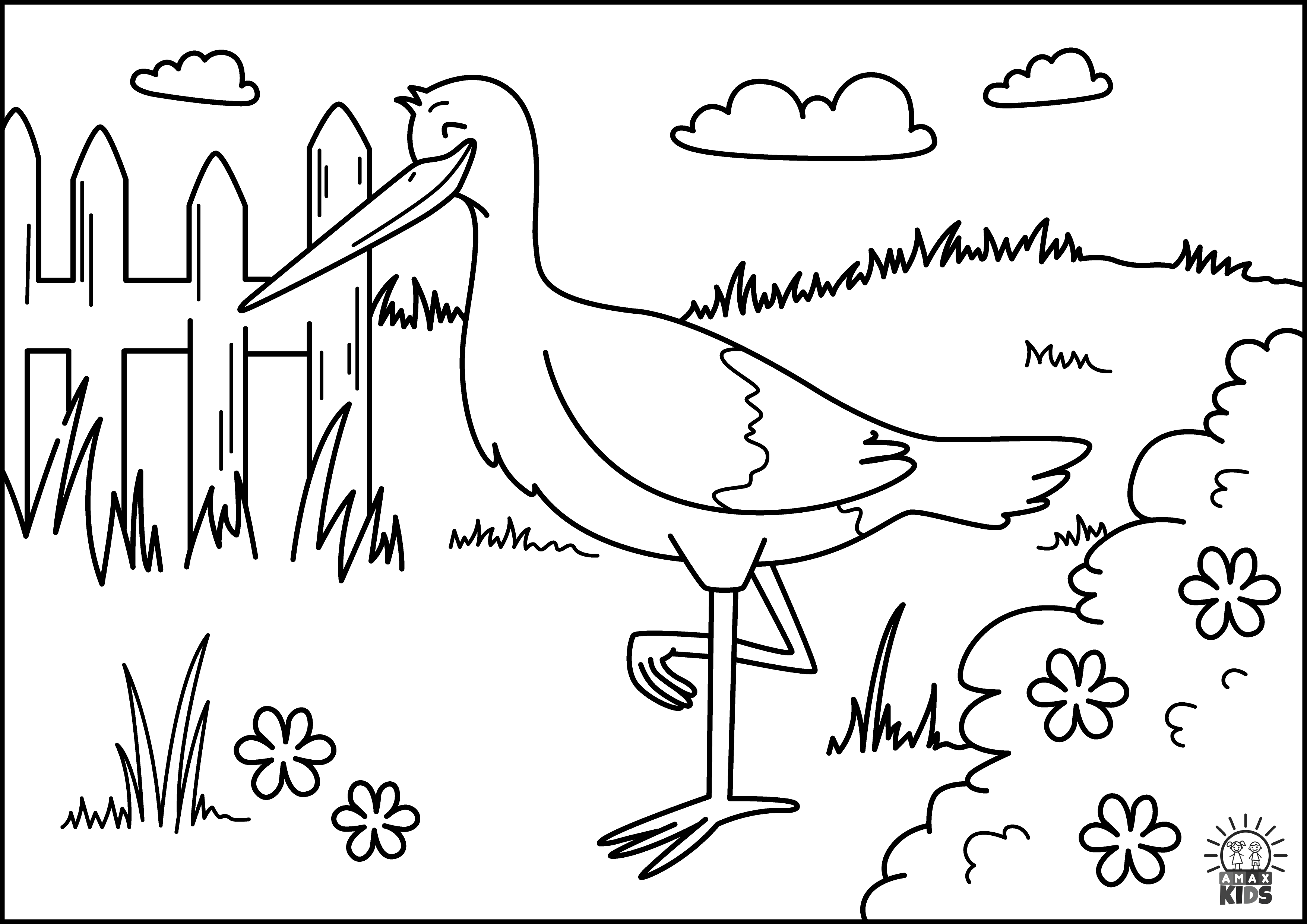 Amaxkids on x printable spring coloring pages for kids swifts bird in the nest stork frog fox httpstcoamxfylzqju coloring pages puzzles activities for kids httpstcowbdgpukma kidsactivities kidsathome spring coloring