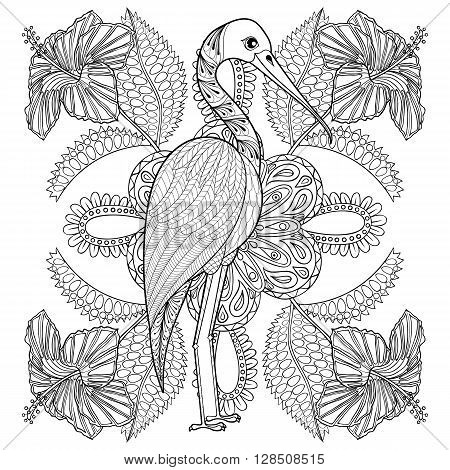 Zentangle hand drawn vector photo free trial bigstock