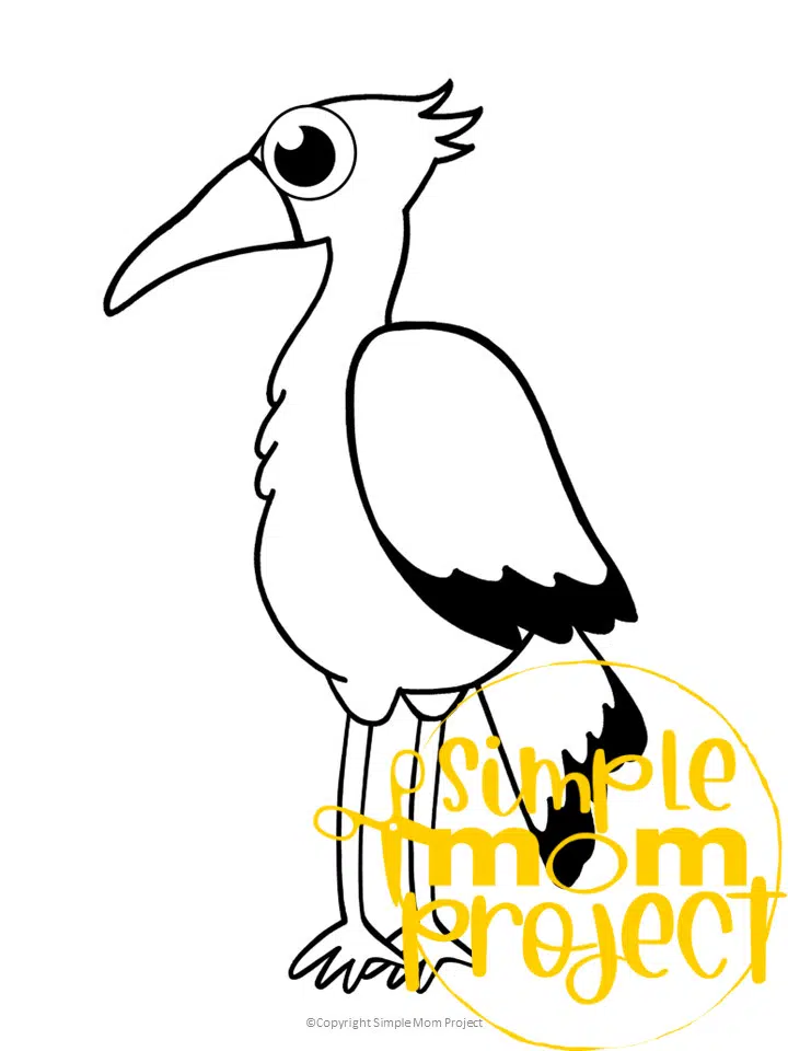 Free printable stork template â simple mom project