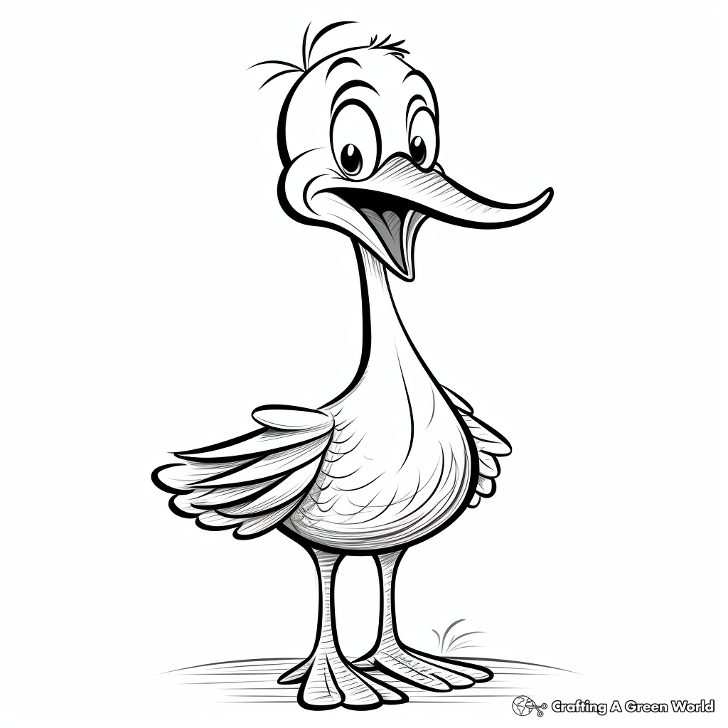 Stork coloring pages