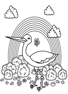 Stork coloring pages ideas coloring pages stork coloring pages for kids