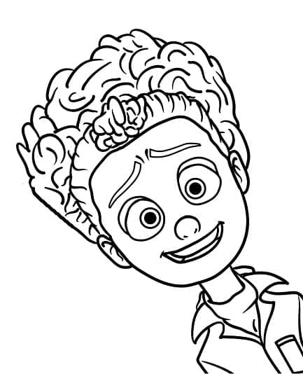 Storks movie tulip coloring page