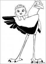 Storks coloring pages on coloring