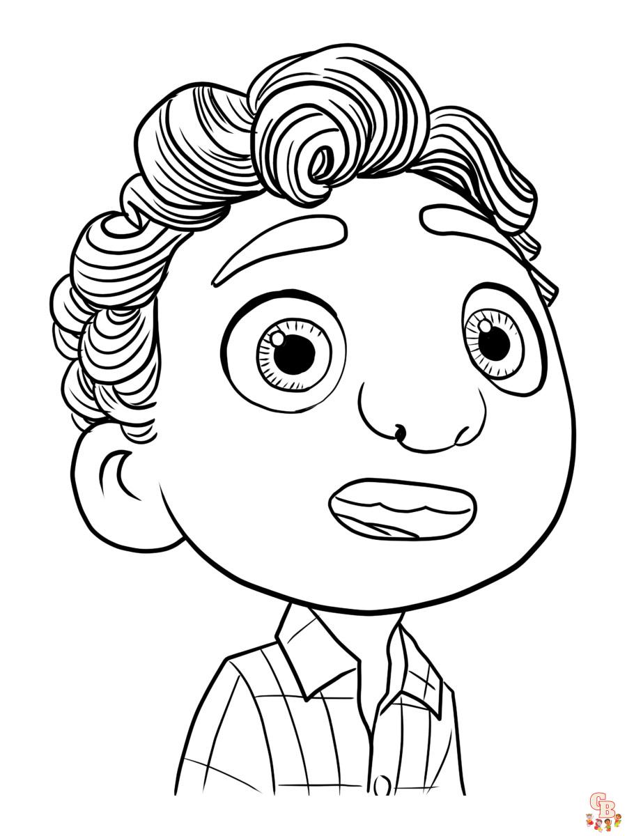 Free printable luca coloring pages