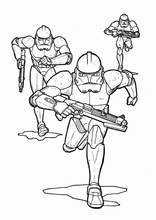 Stormtrooper coloring pages