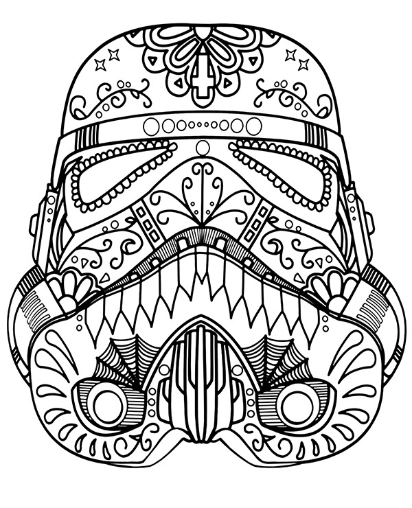 Print stormtrooper mandala